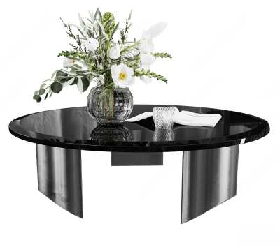 现代茶几3D模型下载